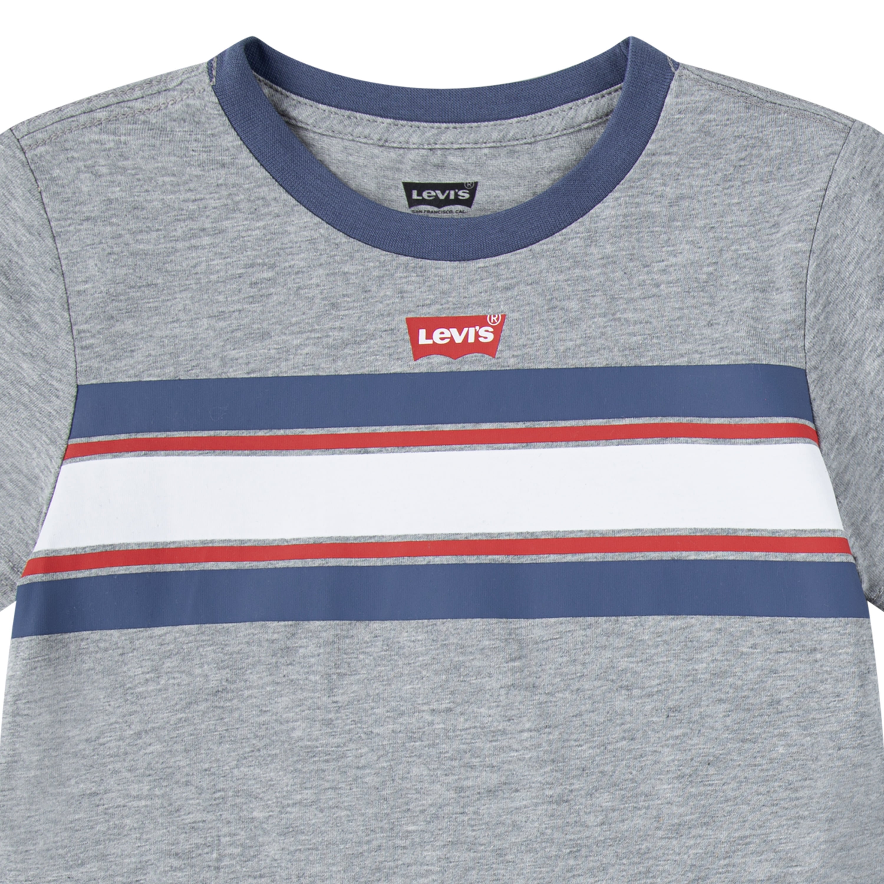 Levi's Boys Chest Stripe Logo Shirt & Short Set, 2T-4T