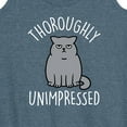thumbnail image 3 of Instant Message - Unimpressed Cat - Women's Racerback Tank Top, 3 of 6