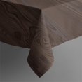 thumbnail image 5 of Square Tablecloth, Waterproof Polyester Table Cover, Wrinkle Resistant & Washable Fabric for Dining, Kitchen, Picnic, 60x60in(152x152cm), Wood Print, 5 of 6