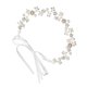 thumbnail image 1 of Elegant Pearl Wedding Headband with Rhinestone Flower Hair Accessory for Brides, Adjustable Floral Headdress for Parties and Special Occasions, 1 of 4