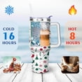 thumbnail image 4 of Christmas 40 OZ Tumbler with Handle Stainless Steel Coffee Travel Mug Christmas Tree Cafe Tumblers for Home Office Supplies Tumbler for Outdoor Sports Wedding, 4 of 6