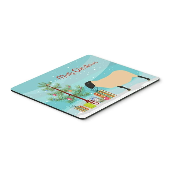 Carolines Treasures BB9339MP Suffolk Sheep Christmas Mouse Pad Hot Pad or Trivet Teal Large multicolor