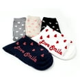 thumbnail image 6 of LIVEBEAR Korean Socks - Heart, Love, 6 of 7