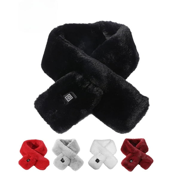 Heatwave Scarf, Rechargeable USB Heated Scarf with 3 Temperature Settings, Overheat Protection & Hidden Pocket, Soft Machine Washable Winter Neck Warmer