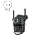 thumbnail image 2 of 8MP Outdoors Wifi Camera HD Dual Lens Security 5G PTZ IP Camera Digital Zoom Lens Human AI Auto Detect Camera US Plug, 2 of 8