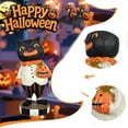 thumbnail image 2 of Vintage Style Halloween Cat Resin Table Centerpiece Decor, Fun Whimsical Bright Color Cat Statue for Happy Halloween Party Trick or Treat Decorations, 2 of 5