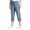 Light BlueF0512&02, variant on Capris Pants for Women Ice Silk Elastic Waist Straight Leg Women Hiking Pants Drawstring Lightweight Palazzo Flowy Sports Outdoor Womens Trouser with Pockets