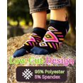 thumbnail image 5 of Colorfut Women's 20 Pairs Colorful Patterned Low Cut/No Show Socks WL02-AB, 5 of 7