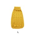 thumbnail image 3 of Greeniant Ropa para perros Poliéster Regalo dulce Perros Chaleco Cachorro Camisa Mantener caliente Universal Multicolor Accesorios para mascotas Café XS Ropa para mascotas Amarillo L Greeniant PT003884-18B, 3 of 6