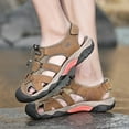 thumbnail image 6 of Mostsola Mens Hiking Sandals Closed Toe Arch Suppurt Athletic Shoes Comfortable Casual Water Shoes, 6 of 8