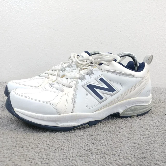 New Balance 608 V3 Mens Size 9.5 Running Shoes White Sneakers Low Top MX608V3W