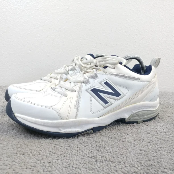 New Balance 608 V3 Mens Size 9.5 Running Shoes White Sneakers Low Top MX608V3W