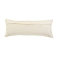 thumbnail image 5 of Laddha Home Designs Hand Stitched Geometric Cotton Lumbar Pillow Cover - 36" - Yellow and White, 5 of 8