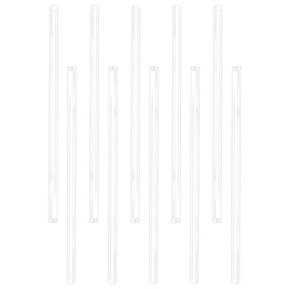 Transparent Meteor Light Tubes for Home Clear String Light Protector Plastic 10pcs