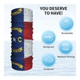 thumbnail image 4 of North Carolina Flag Retro Face Mask Bandanas Neck Gaiter Headwear Magic Scarf Headband For Dust Sun Wind, 4 of 7
