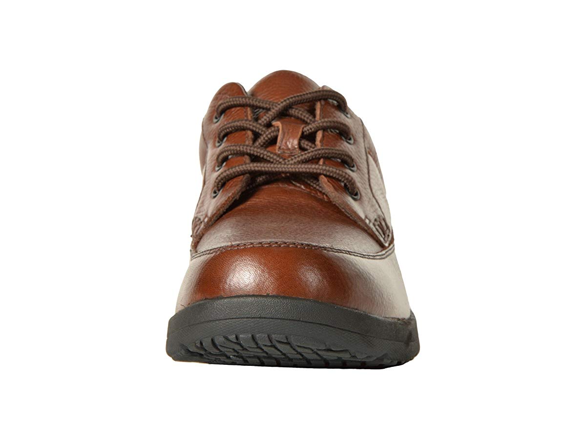 Nunn Bush Cam Oxford Casual Walking Shoe Cognac Tumbled Leather - image 3 of 6