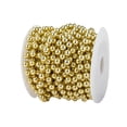 thumbnail image 1 of Guirnalda decorativa de perlas YoungJewl con ribete de cinta, 10 m, color dorado, 1 of 7