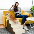 thumbnail image 5 of Precious Tails Deluxe High-Density Foam 4-Step Pet Stairs for Dogs and Cats - Durable, Lightweight, and Portable Staircase for Easy Mobility Assistance, 5 of 7