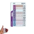 thumbnail image 4 of Tarjeta Bolsillo con Ritmo ECG/EKG, Tarjeta Identificación Interpretación Ritmo ECG Doble Cara, Tarjetas Bolsillo con Frecuencia ECG, Calibradores ECG, 4 of 6