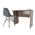 thumbnail image 1 of Set de Escritorio JM Mundo In Resen Encino y Silla Oslo gris, 1 of 7