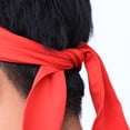 thumbnail image 4 of MRLESS Sports Headband Tie Non-Perspiration Sweatband (Red), 4 of 7