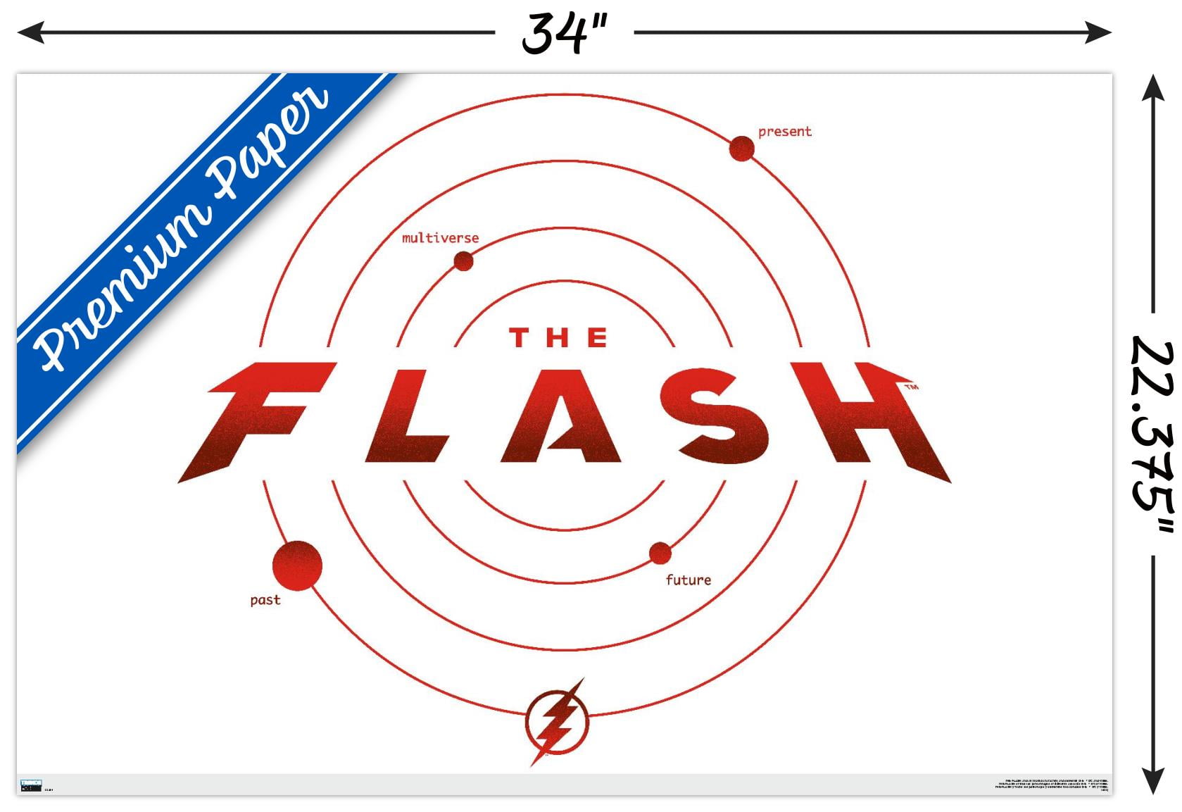DC Comics Movie The Flash - The Timeline Wall Poster, 22.375" x 34"