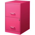 thumbnail image 2 of Space Solutions Classeur Métallique 2 Tiroirs 18 Pouces de Profondeur Rose, 2 of 7