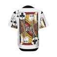 thumbnail image 2 of Jack Of Clubs Playing Card Print Active Baseball Jersey for Men and Women, poker Button Down Women’s Baseball Team Shirts., 2 of 4