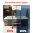 thumbnail image 5 of VEVOR Hot Tub Steps with Handrail, 3-Step Spa Outdoor Stairs, Heavy Duty 25.2 inch Wide Above-Ground/Inflatable Pool Ladder with 550 lbs Weight Capacity, Multi-Use for Porch, Patio, Deck, Trailers, 5 of 9