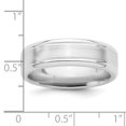 thumbnail image 4 of 925 Sterling Silver 6mm Brushed Fancy Band Ring Size 13.5, 4 of 7
