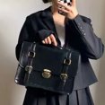 thumbnail image 3 of Jumpingount Bolso de cartero con hebilla multiusos, bandolera de moda, dispositivo de mano, bolso informal de clase, bolso cruzado Bolsas de mensajero y de hombro Negro, 3 of 6