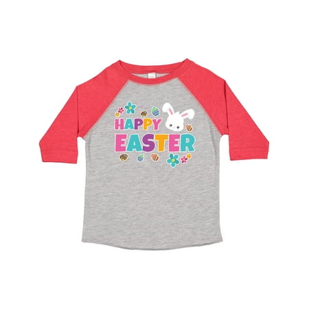 

Inktastic Happy Easter Eggs and Bunny Gift Toddler Boy or Toddler Girl T-Shirt