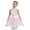 Pink, variant on Raenseen Kids Girls Ballet Dance Tulle Tutu Dress Sequins Cutout Back Cha-cha Jazz Dancewear White 6