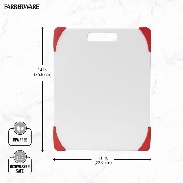 Farberware 11 x 14 Inch Nonslip Poly Cutting Board photo 4