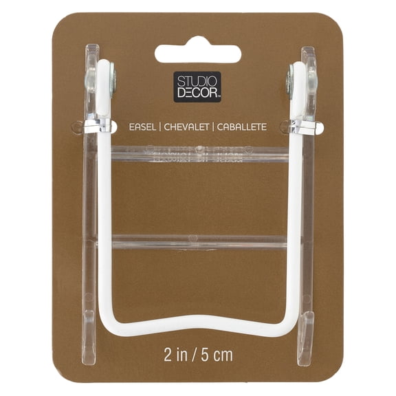 Studio Decor Folding Easel With Clear Base, 12 Pack