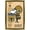 Gold Framed Version, variant on New Orleans Saints 22.4'' x 34'' Magnetic Framed Retro Logo Poster