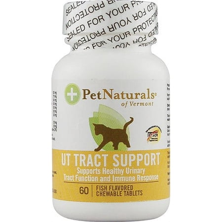Pet Naturals of Vermont Urinary Track Support Fish Cat Supplement, 60 ct