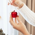 thumbnail image 4 of Pcs Christmas Apple Ornaments Plastic Electroplating Small Apple Shaped Hanging Pendants Festival Decorations, 4 of 6