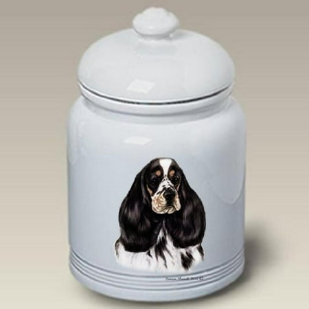 Cocker Spaniel Treat - Cocker Spaniel Tri - Tamara Burnett Treat Jars