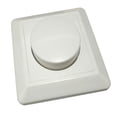 thumbnail image 1 of Presione Manualmente El Interruptor Del Atenuador de Control Interruptor Del Atenuador de Montaje en Pared 1 Pieza Normativa Europea 200W Soledad Interruptor de atenuación de pared blanca, 1 of 10