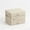 Beige, variant on Foldable Clothing Organizer with Handles, Home Bedroom Storage Solution