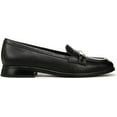 thumbnail image 2 of Naturalizer Fabienne Women's Loafers & Slip-Ons Black Pebbled Leather Size 8.5 W, 2 of 5
