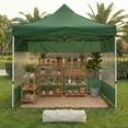 thumbnail image 1 of BotaniNest Translucent Outdoor Tent Tarp Rain Shelter Gear For Camping Backpacking And Emergency, 1 of 5
