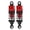 Red 60MM, variant on YAHHU Durable RC Truck Shock Struts Damper, Heavy Duty Metal Absorber Parts for 1/10 Short Truck RC Car JLB HSP EM DHK HPI, Upgraded High Performance Remote Control Upgrades, Red 85mm / 3.34 Inches
