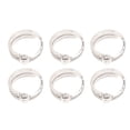 thumbnail image 1 of Crochet Ring,6PCS Metal Crochet Rings Adjustable Knitting Ring Thread Guide Finger Holder Remarkable Clarity, 1 of 12