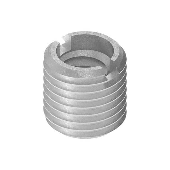 Thin Wall Self Locking Thread Insert, 1/4"-20 Int Thrd Sz, 18-8 Stainless Steel, 5 PK