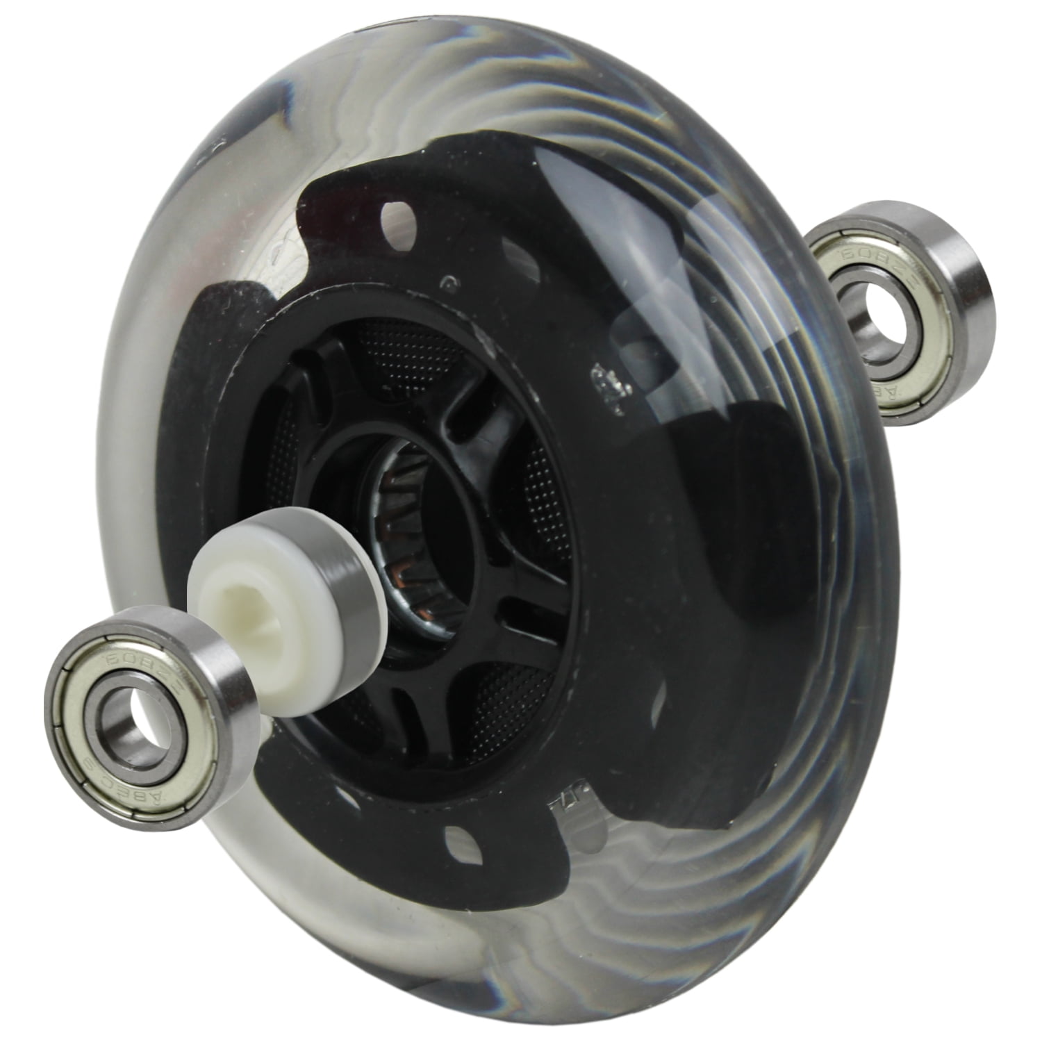 LED SCOOTER WHEELS ABEC9 BEARINGS for RAZOR SCOOTERS 100mm LIGHT UP