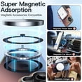 thumbnail image 4 of JETech Iridescent Case for iPhone 17 6.3-Inch Compatible with MagSafe, Cute Unique and Aesthetic Design, Colorful Fluorescent Translucent Back Shockproof Phone Cover (Iridescent Black), 4 of 5