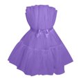 thumbnail image 5 of FcBaudy Robe Sans Manches à Col Rond, Robes d'Été pour Femmes, Robes pour Femmes Robe Femme Sans Manches Robe Courte Unie en Maille Princesse Robe Sans Bretelles pour Femmes, 5 of 5