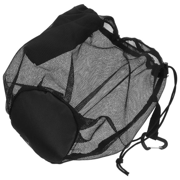 Basketball Carrying Bag Sports Basketball Net Heavy Duty Mesh Bag Basketball Bag Mesh Soccer Ball Bag Soccer Drawstring Bag